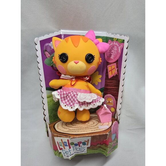 RARE NEW Lalaloopsy PURRTY KITTEN PAWS Orange Jointed Cat PET PALS - Picture 3 of 16